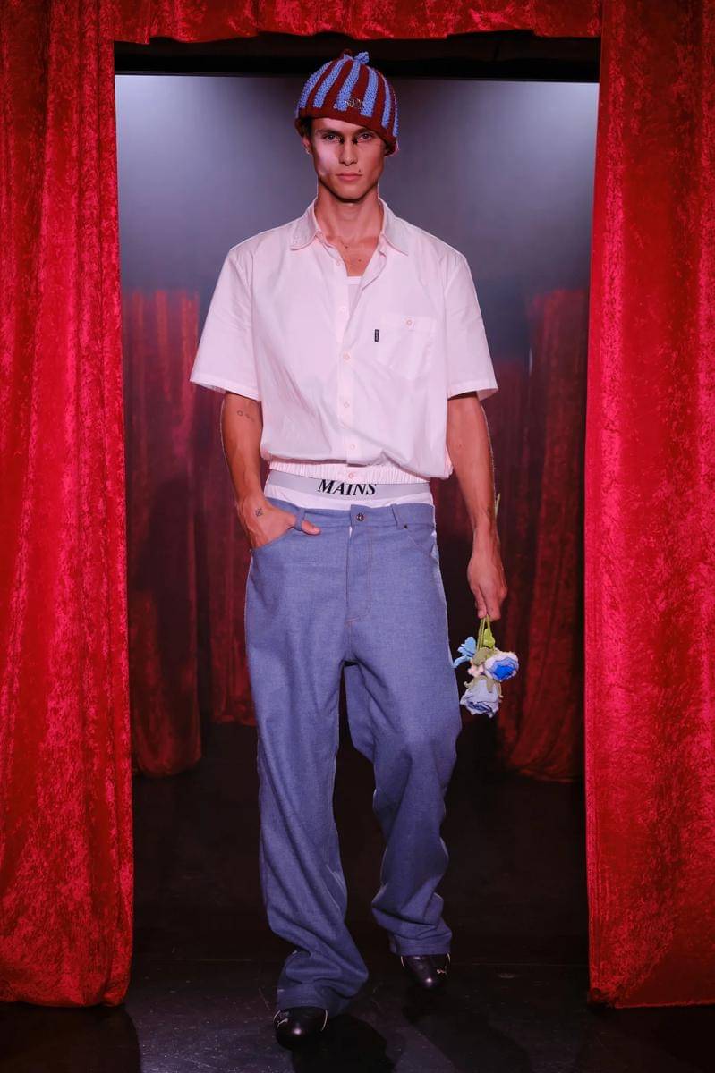 Koleksi MAINS S/S '26 di London Fashion Week