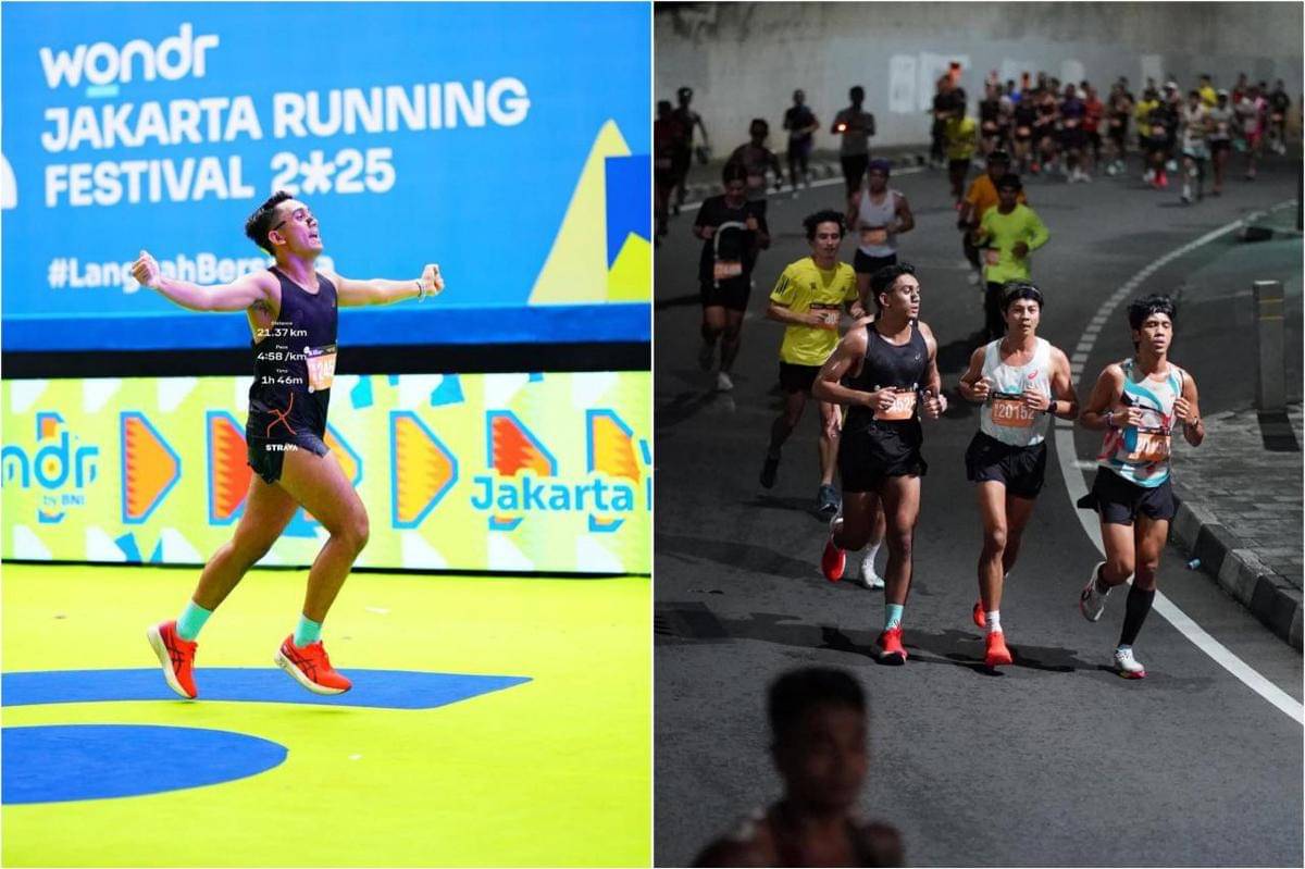 Daffa Wardhana ikut Jakarta Running Festival