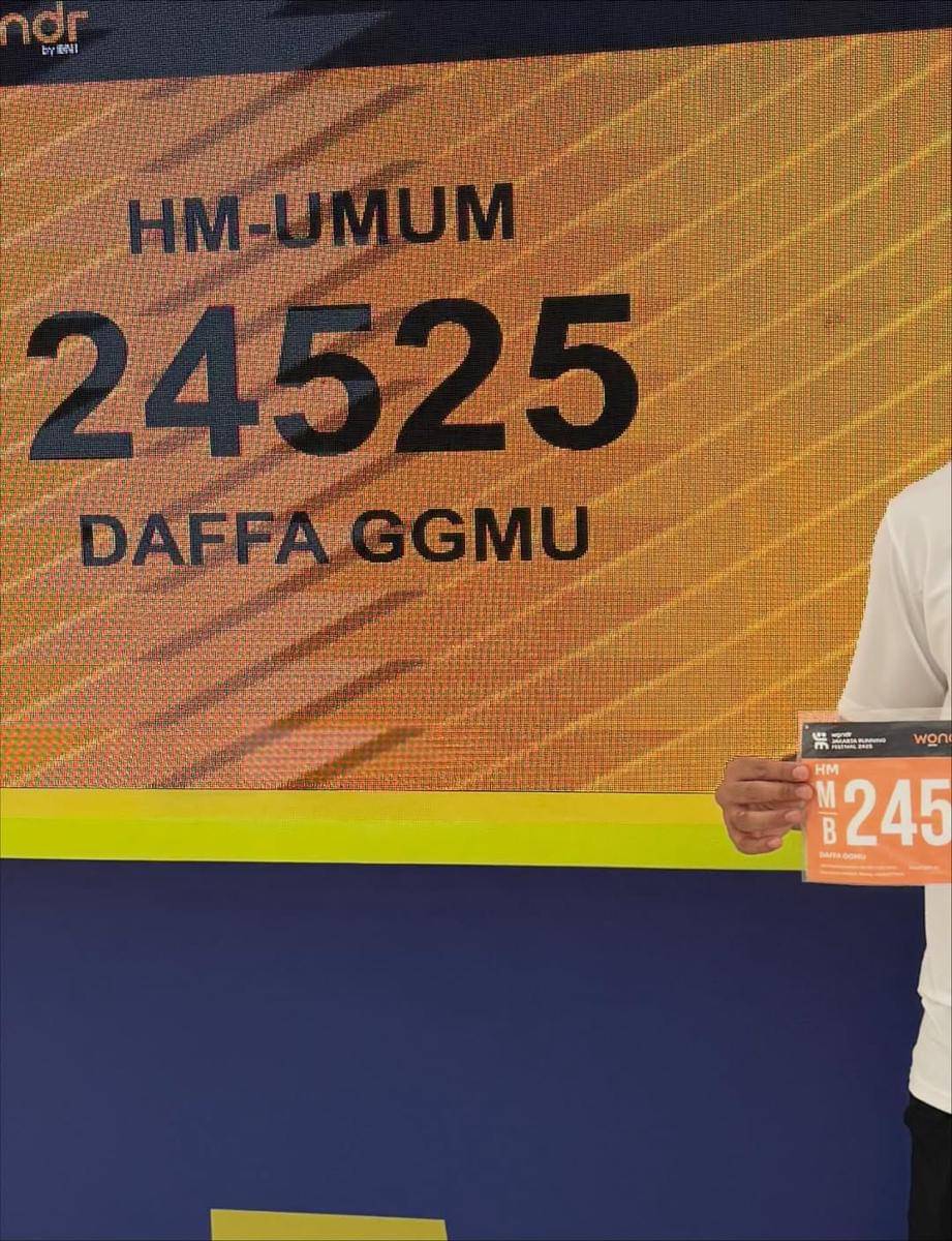 Daffa Wardhana ikut Jakarta Running Festival