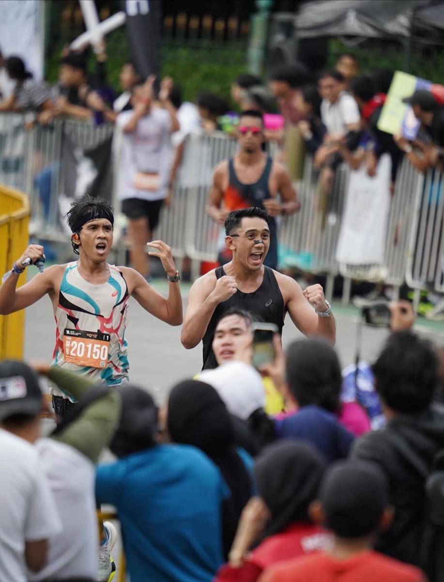 Daffa Wardhana ikut Jakarta Running Festival