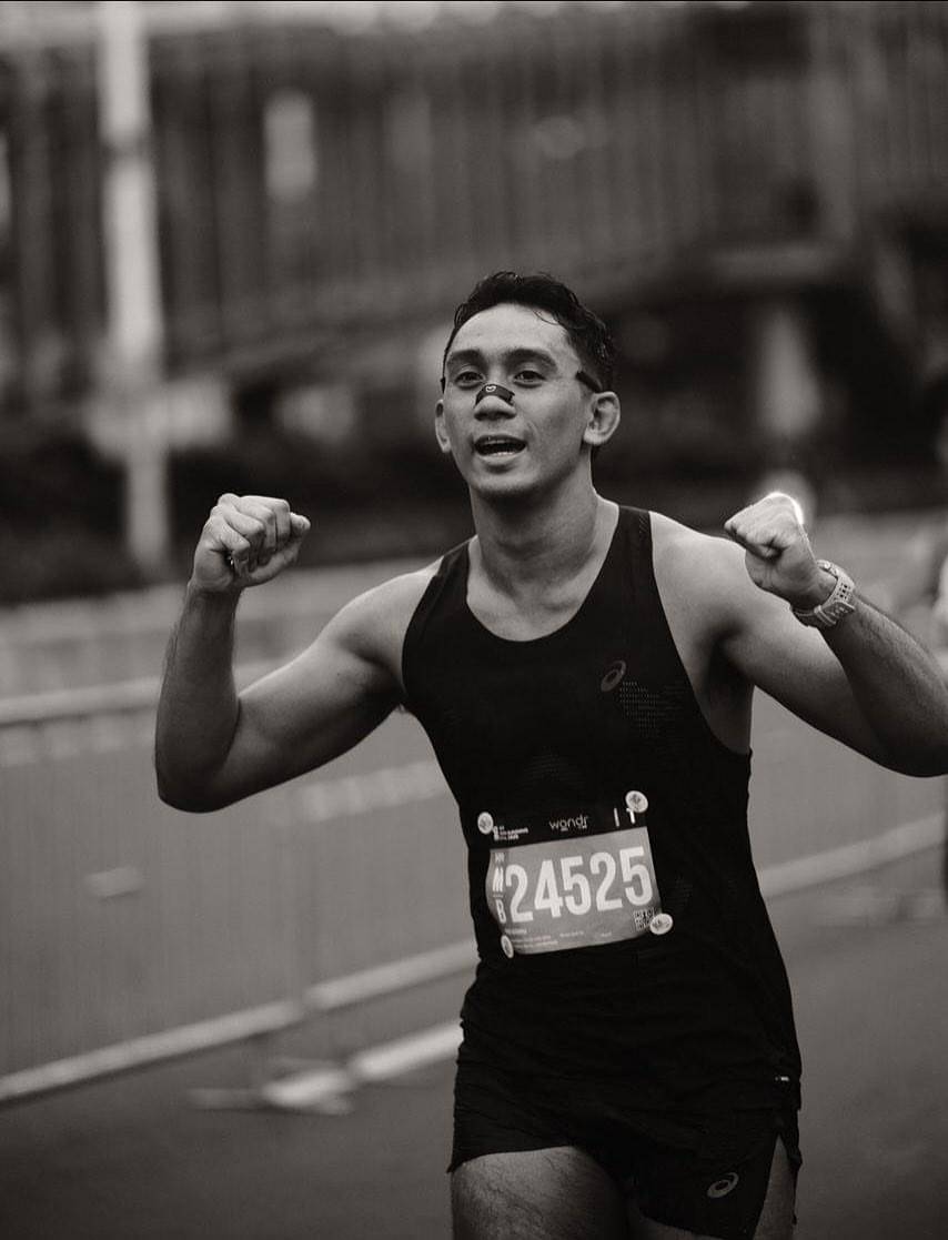 Daffa Wardhana ikut Jakarta Running Festival