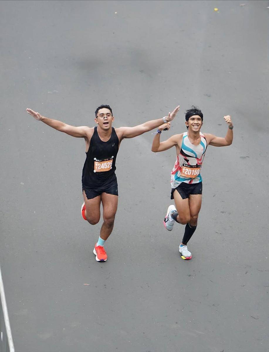 Daffa Wardhana ikut Jakarta Running Festival