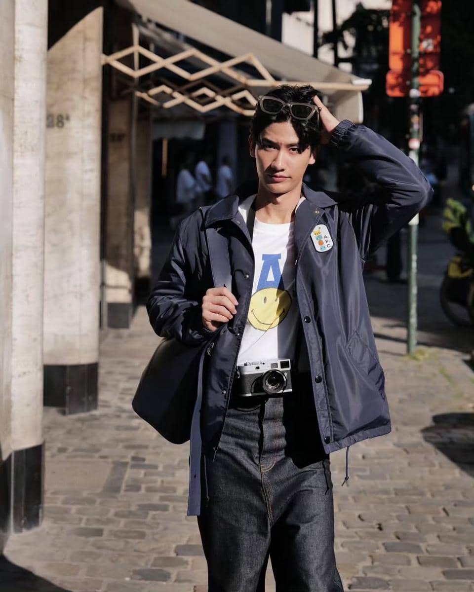 inspirasi outfit Tay Tawan