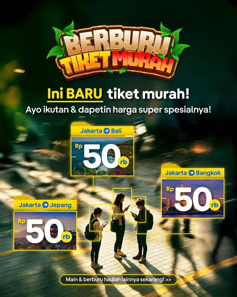 salah satu promo di Tiket.com