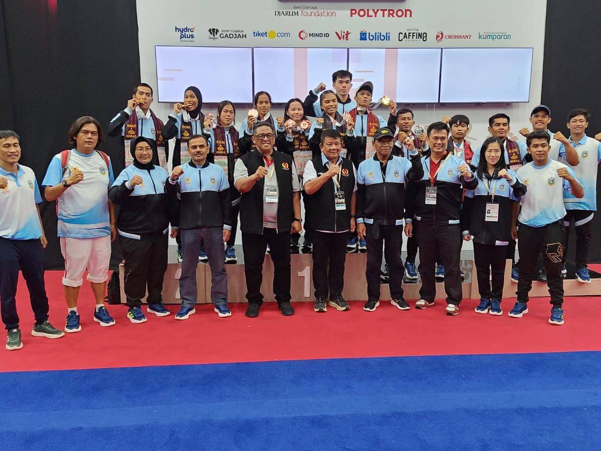 Kontingen wushu Sumut di PON Bela diri Kudus (dok.SIWO PWI Sumut)