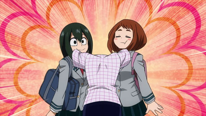Tsuyu, Toru, dan Ochaco