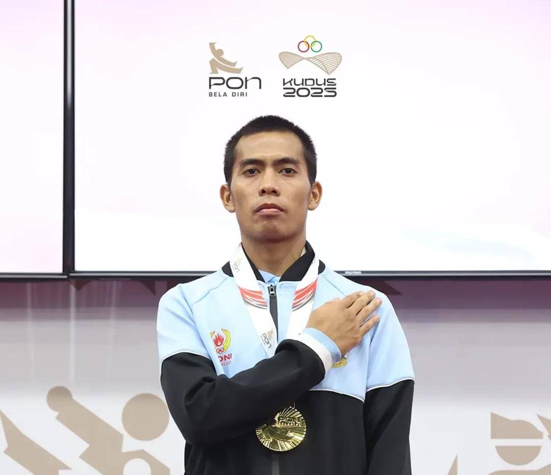Freddy Sinaga meraih emas sanda PON Bela Diri (instagram/ponbeladiri)