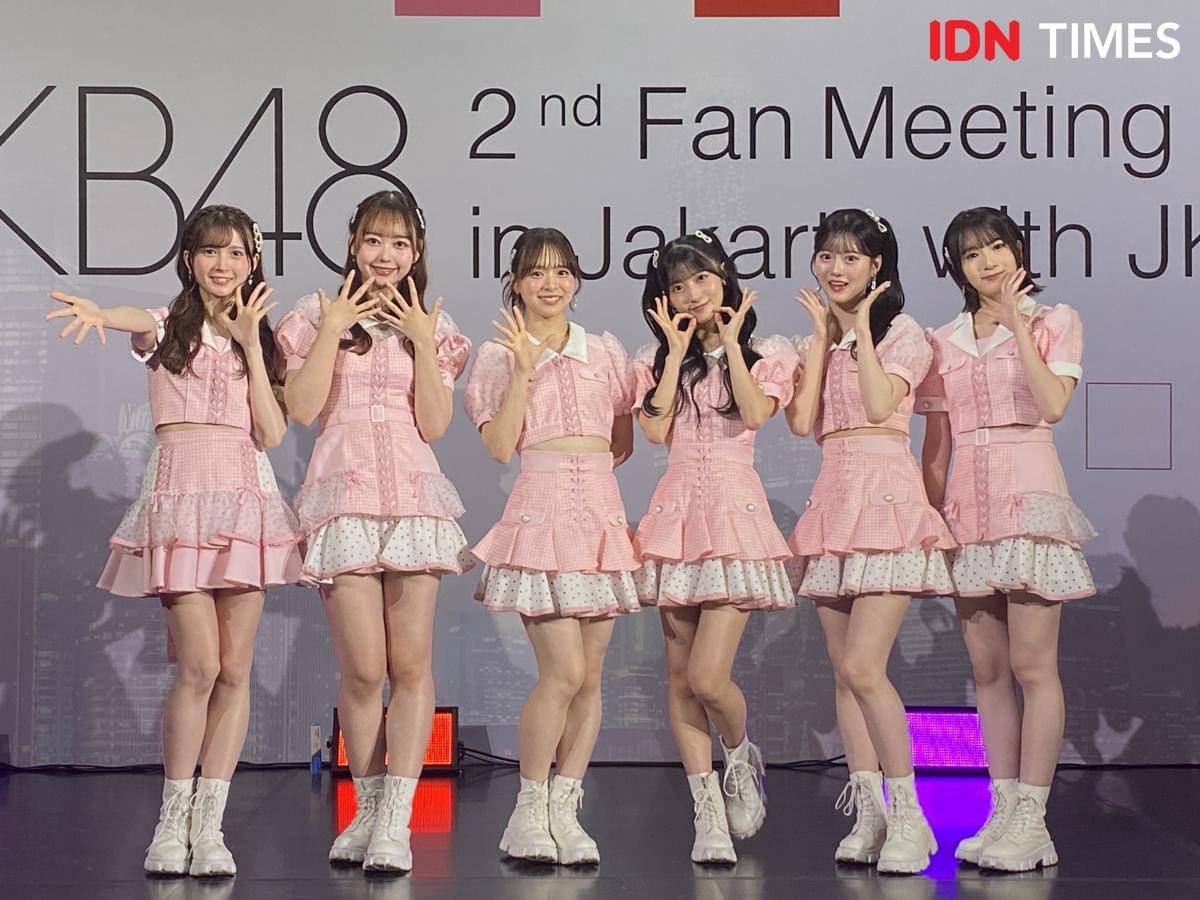 potret AKB48 di acara 2nd Fanmeeting in Jakarta, Minggu (26/10/2025) (dok. IDN Times/Rani Asnurida)