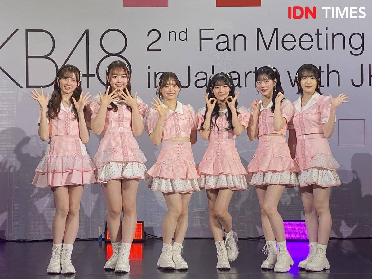 potret AKB48 di acara 2nd Fanmeeting in Jakarta, Minggu (26/10/2025) (dok. IDN Times/Rani Asnurida)