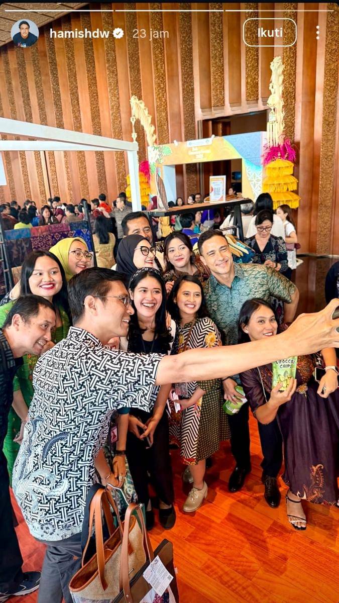 Penampilan perdana Hamish Daud di acara publik usai kabar perceraian
