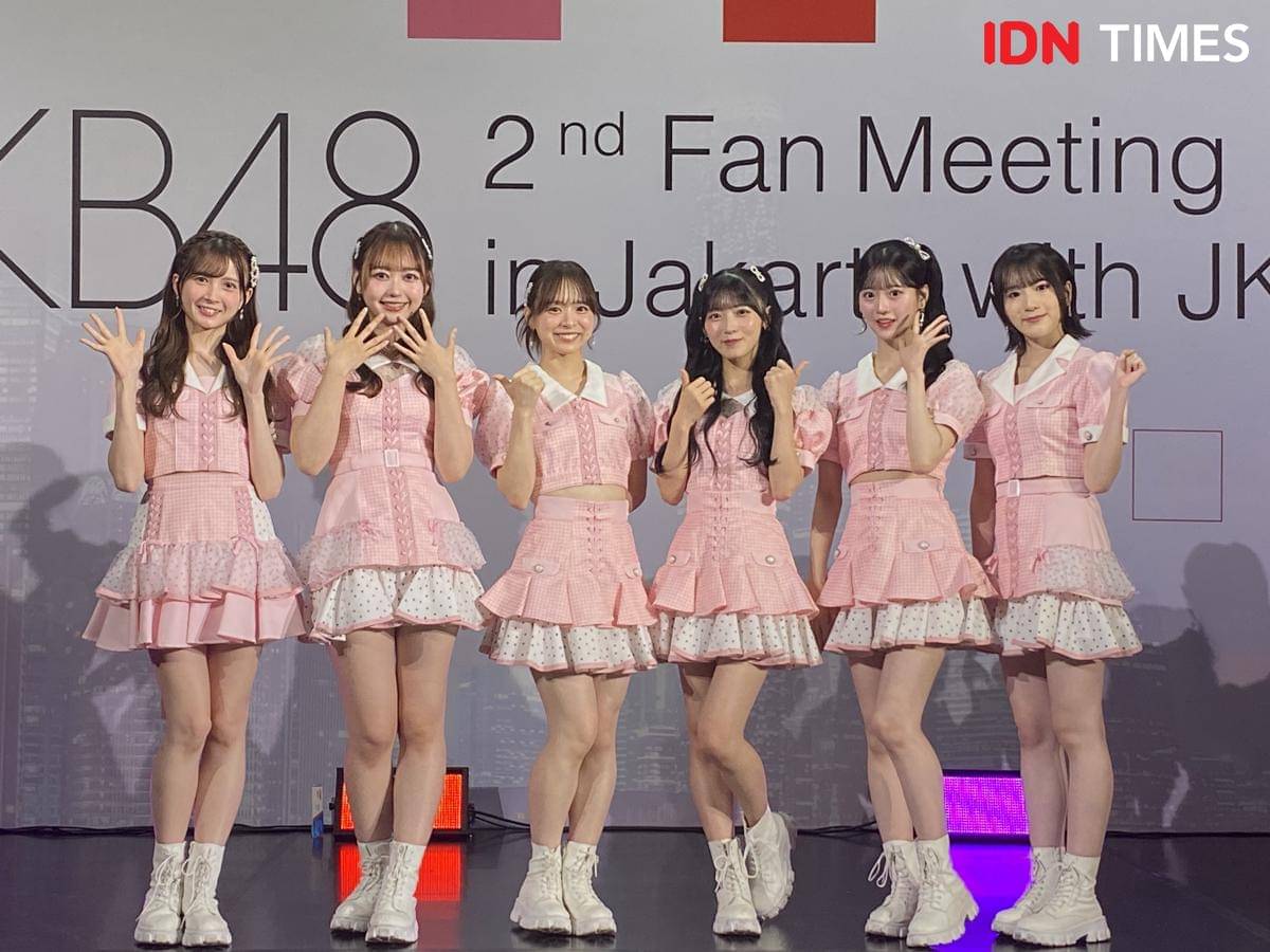 potret AKB48 di acara 2nd Fanmeeting in Jakarta, Minggu (26/10/2025) (dok. IDN Times/Rani Asnurida)