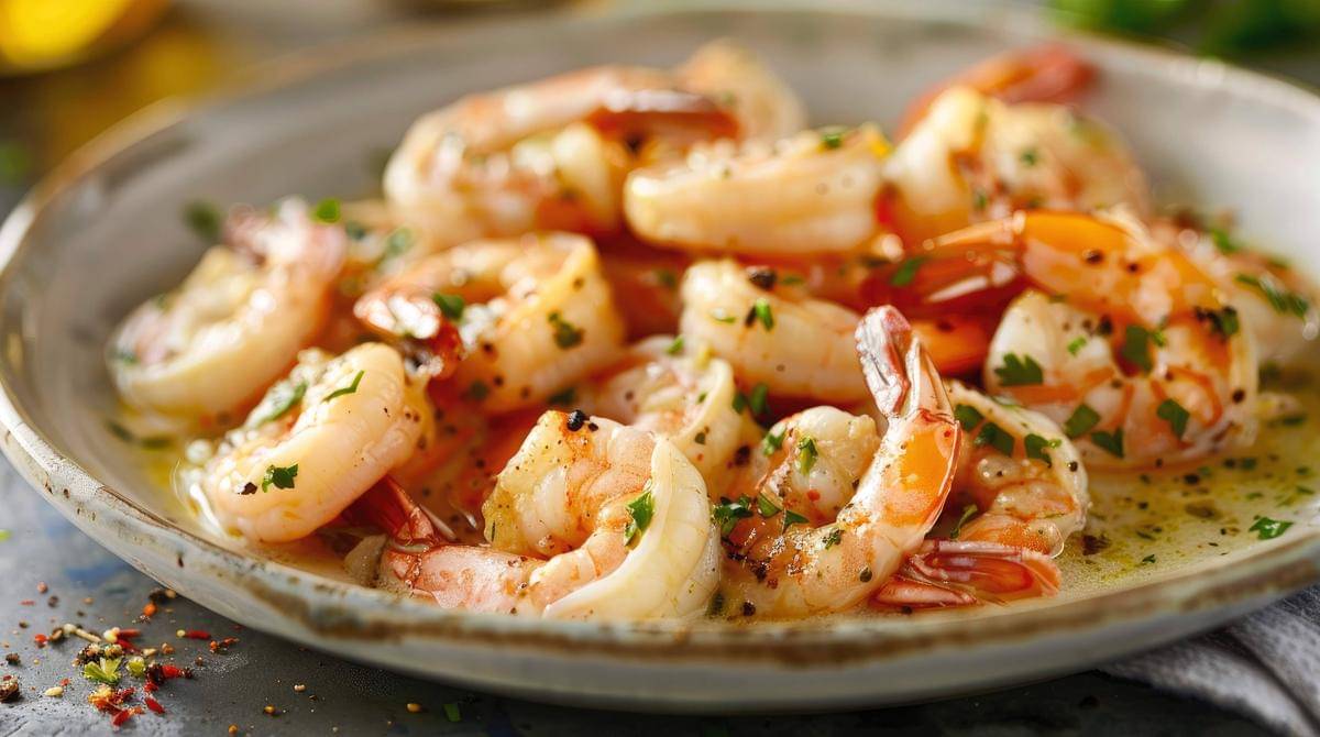 ilustrasi shrimp scampi