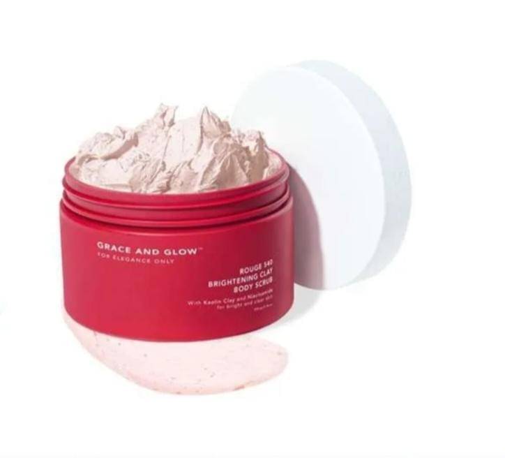 Grace and Glow Rouge 540 Brightening Clay Body Scrub