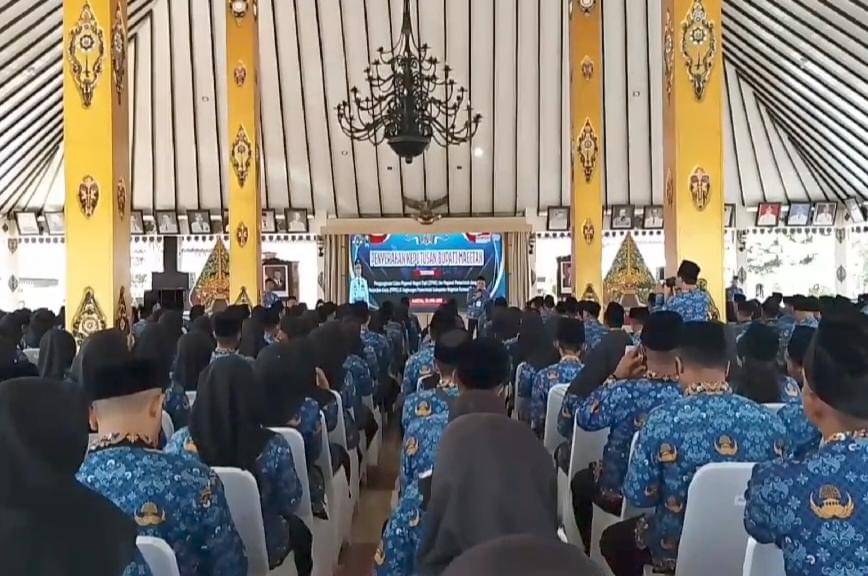 Ilustrasi para ASN Kabupaten Magetan. IDN Times/Riyanto.