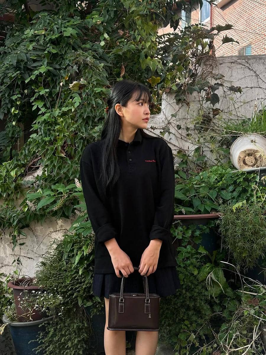 all black outfit style ala Yeri Red Velvet