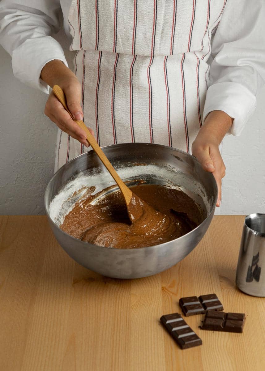 ilustrasi adonan chocolate cake