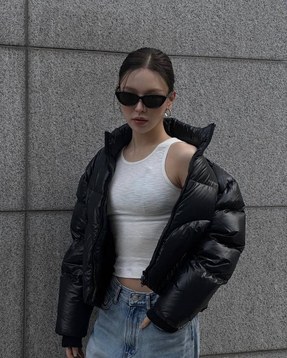 gaya fashion serba denim ala Wendy Red Velvet