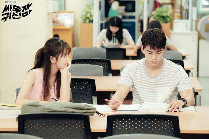 Kim So Hyun dan Ok Taec Yeon dalam drama Bring It On, Ghost