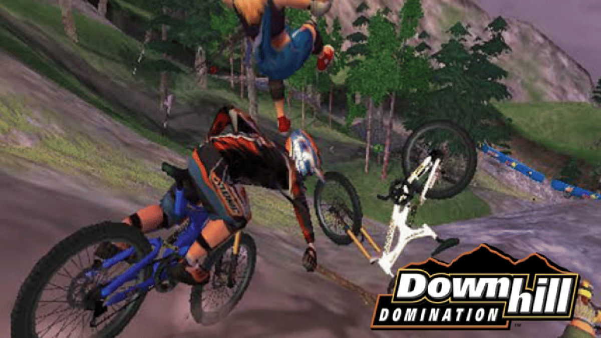 cuplikan kekerasan di Downhill Domination