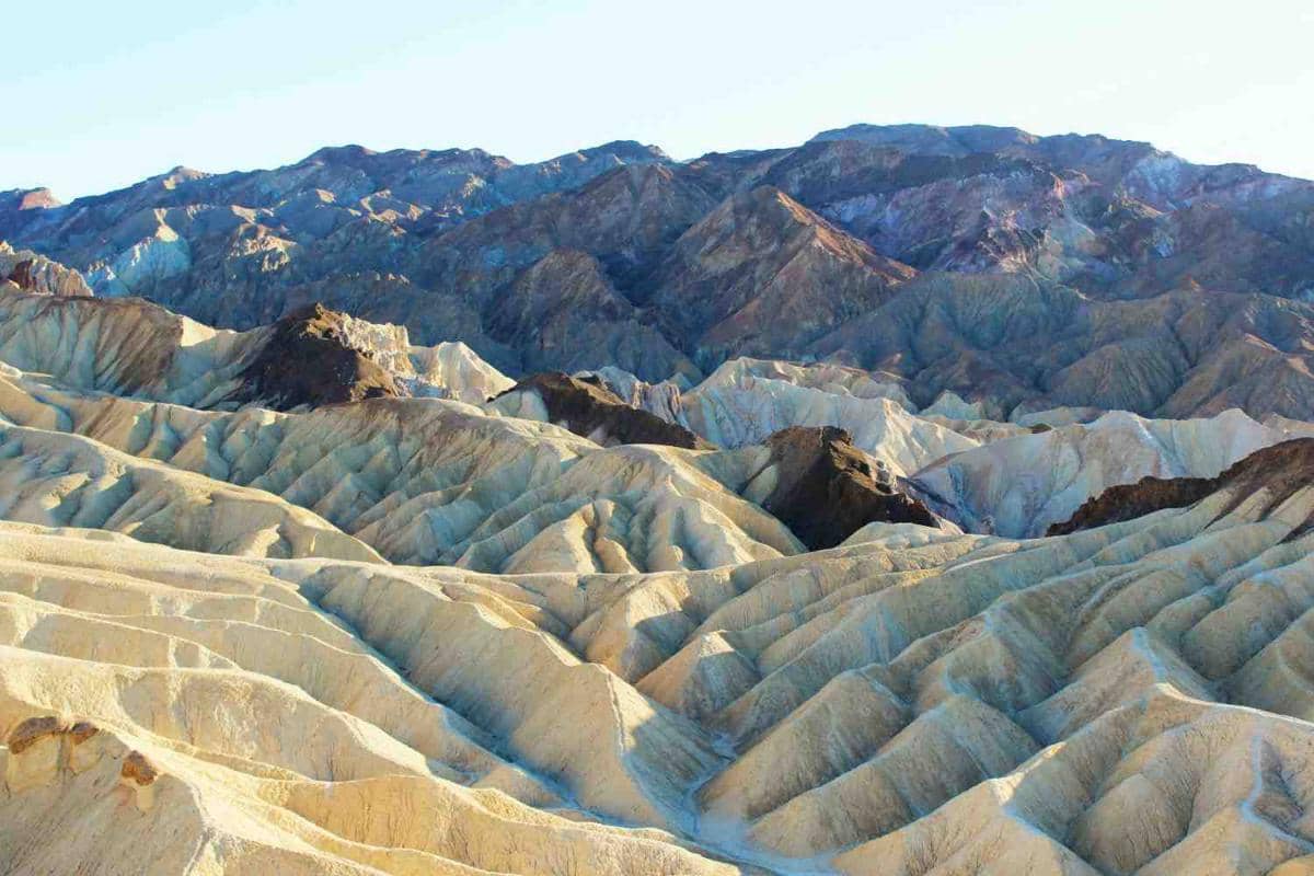 Ilustrasi death valley di Amerika Serikat yang menempati rekor panas dunia modern