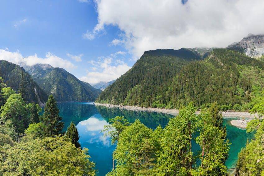 potret Jiuzhaigou, China