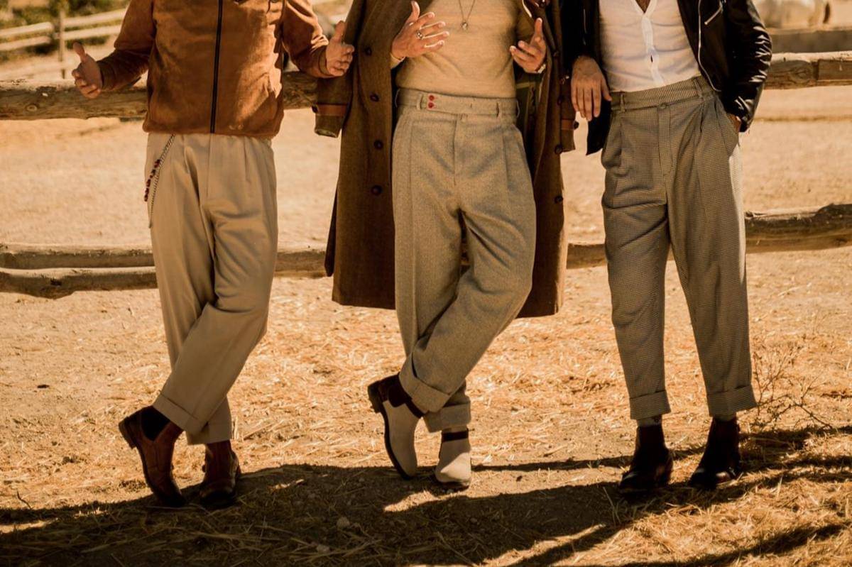 ilustrasi tropical wool pants