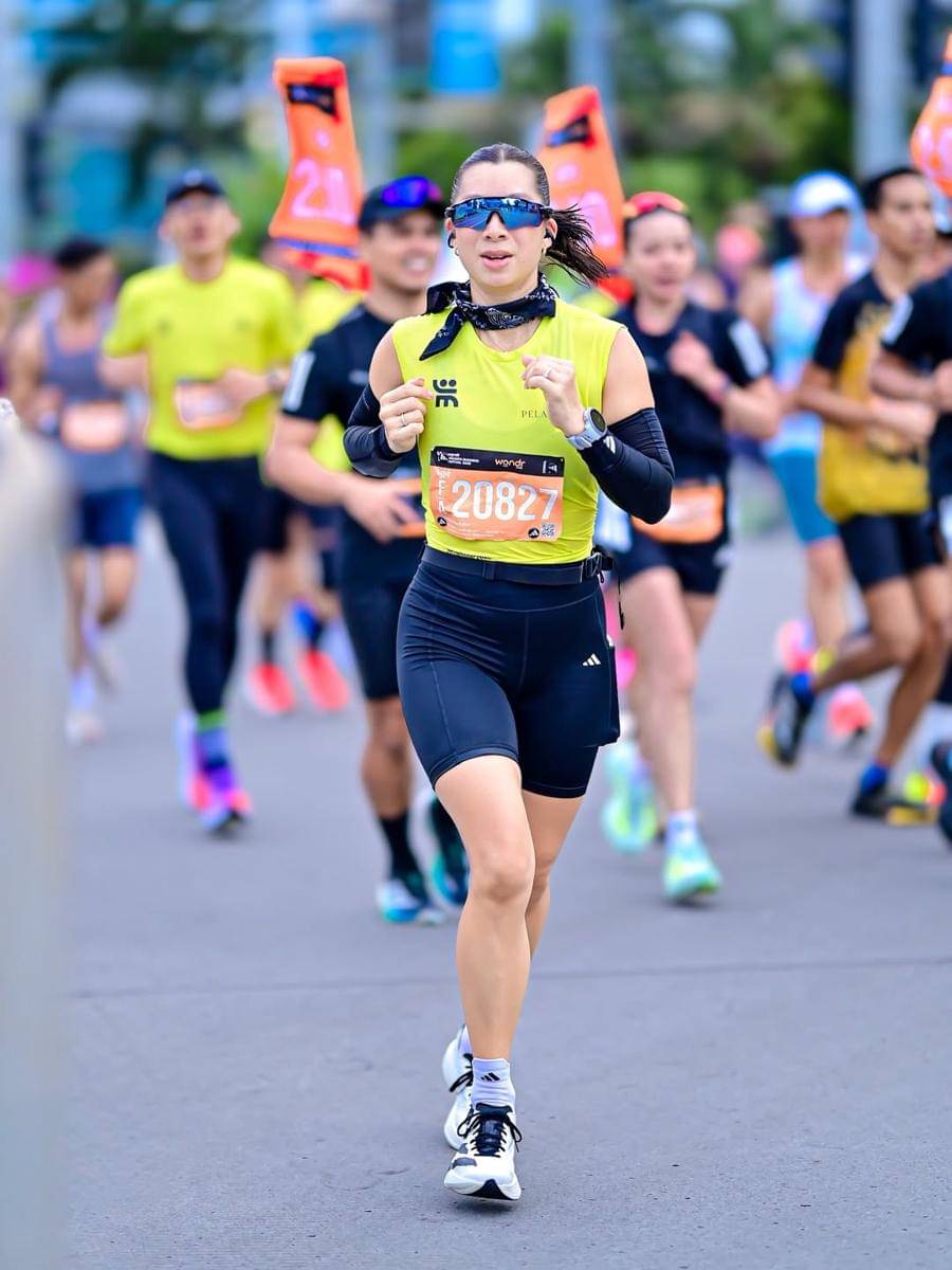 Jennifer Bachdim ikut Jakarta Running Festival