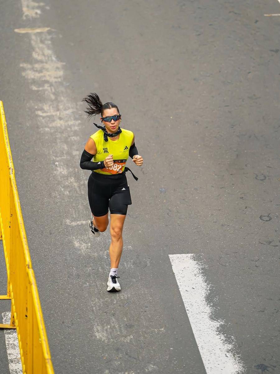 Jennifer Bachdim ikut Jakarta Running Festival