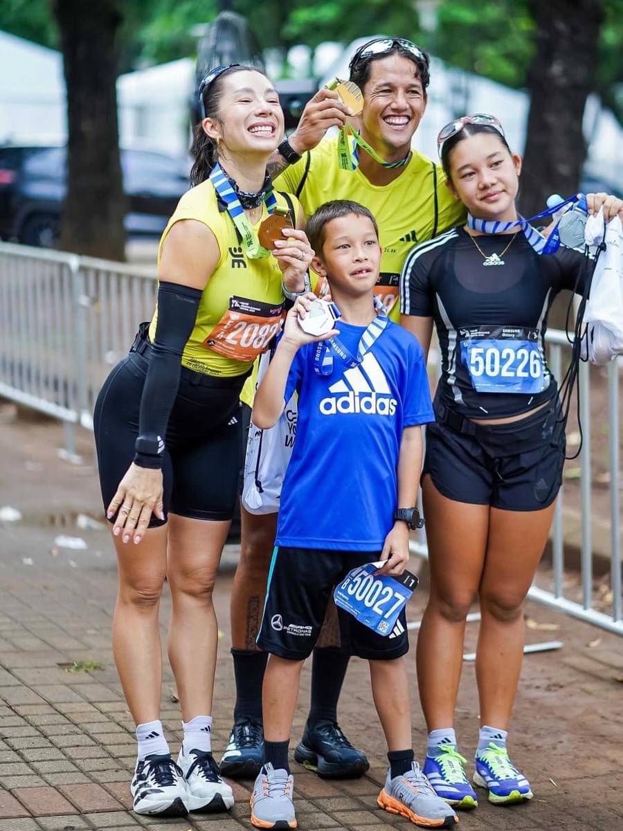 Kenji anak Irfan Bachdim ikut marathon 5KM
