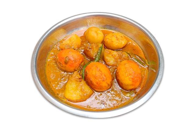 ilustrasi gulai telur