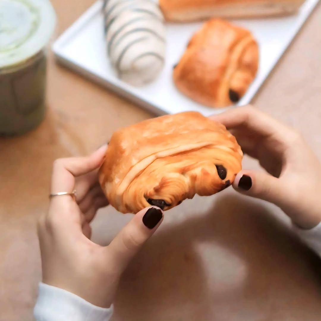 Salah satu croissant di Cotti Coffee