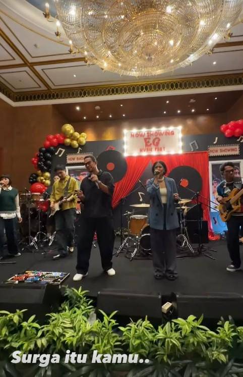 Artis di Pesta Ulang Tahun Suami Ayu Dewi (instagram.com/mrsayudewi)