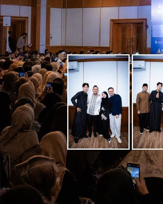 potret Na Daehoon ikut kajian bareng Juragan 99