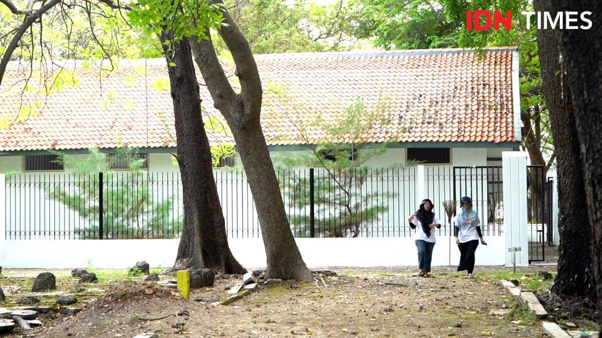 Suasana Pulau Onrust, Kepulauan Seribu. (IDN Times/Alya Dwi Achyarini)