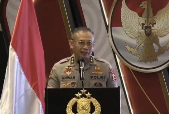 Asisten Kapolri bidang Sumber Daya Manusia (AsSDM) Polri Irjen Anwar (Dok. YouTube Humas Polri)