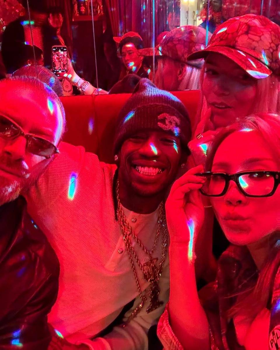 potret artis di after party konser Travis Scott di Seoul (instagram.com/gvasalia)