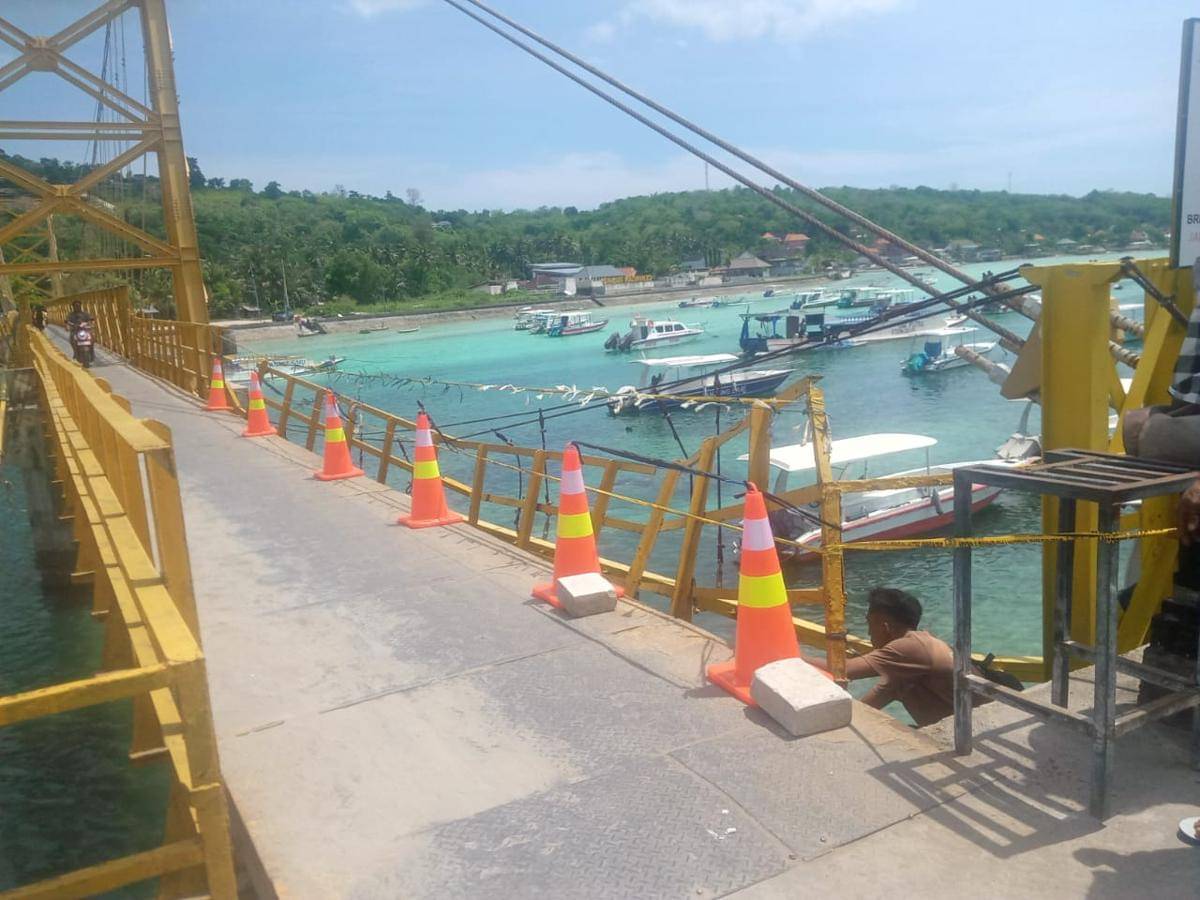 Perbaikan Jembatan Kuning Nusa Lembongan Capai Rp1,4 Miliar
