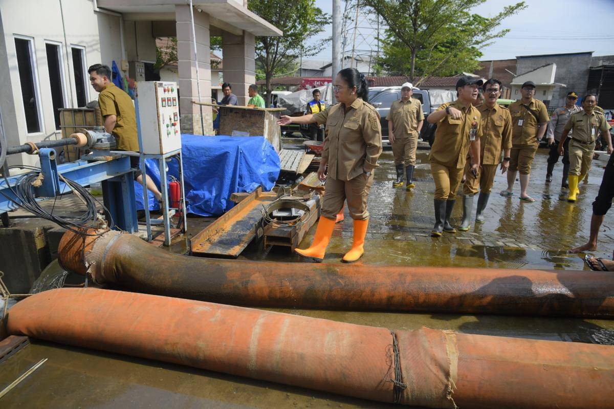 banjir, banjir semarang, rumah pompa, rumah pompa sringin