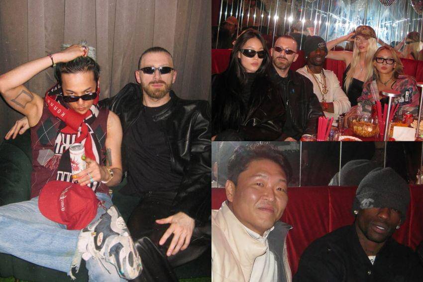 potret artis di after party konser Travis Scott di Seoul