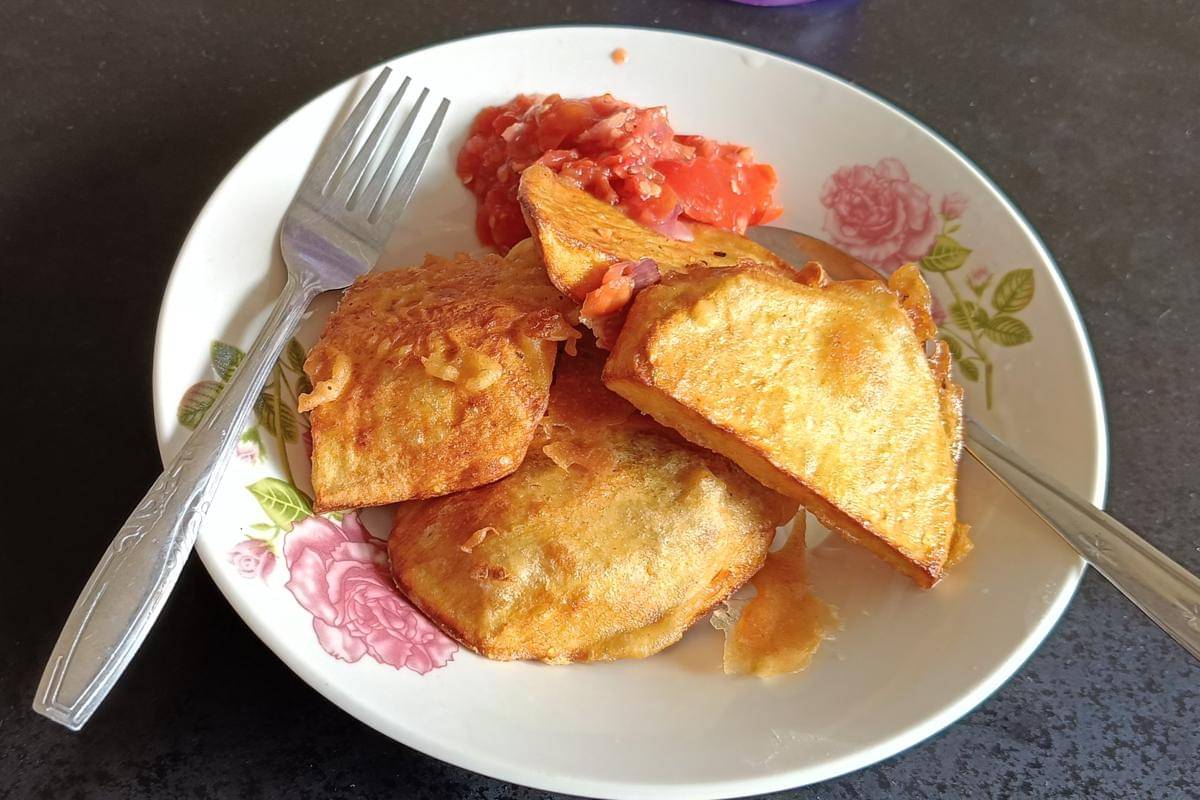 Potret sukun goreng