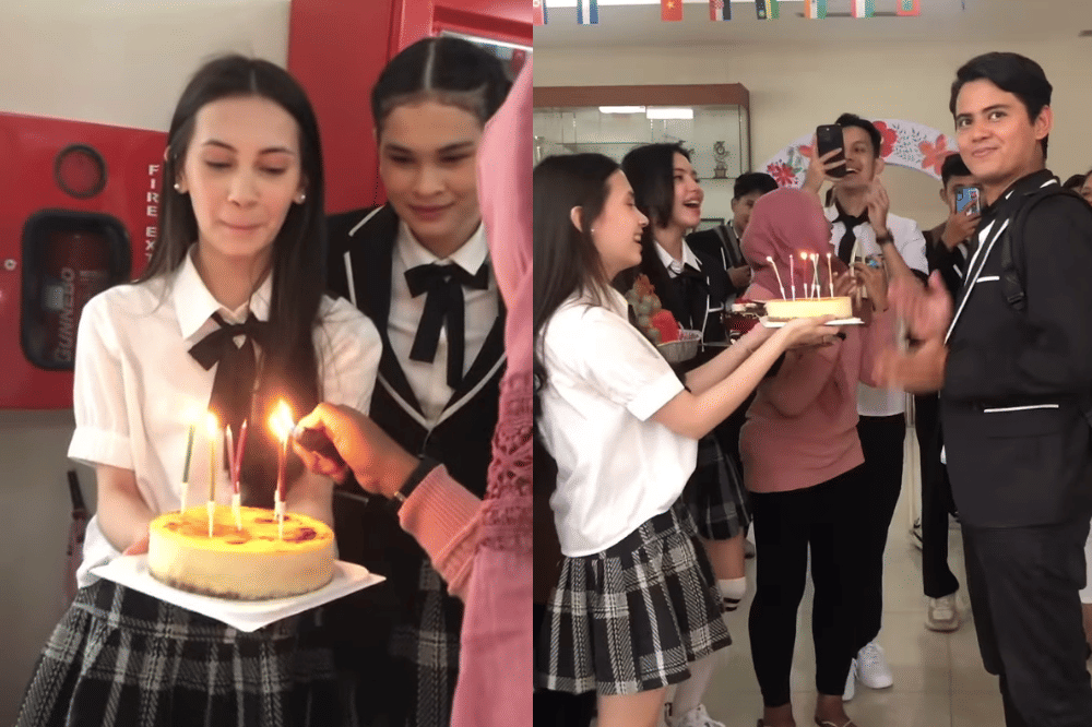 Potret Aliando dapat surprise ultah ke-29 dari Richelle Skornicki