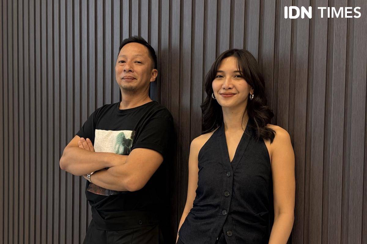 Ringgo Agus dan Sheila Dara pada Rabu (22/10/2025) (IDN Times/Elizabeth Chiquita)