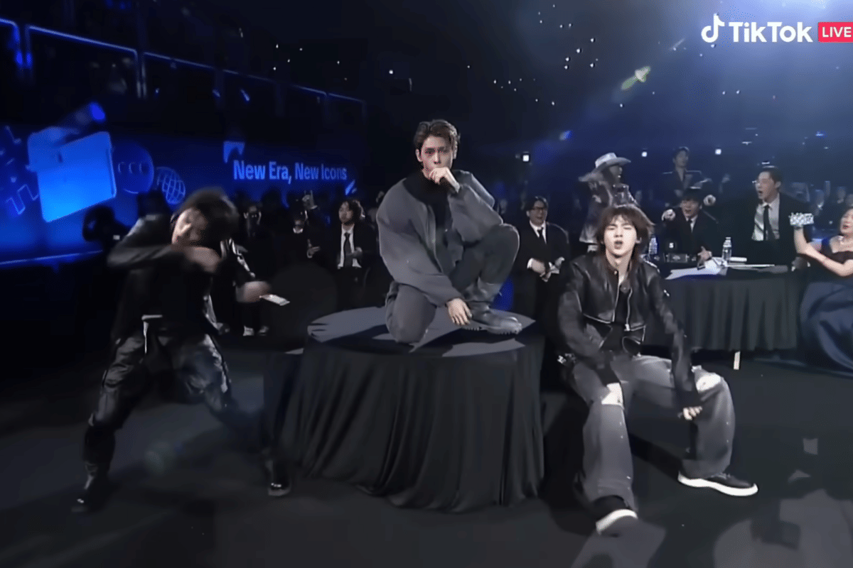 CORTIS di TikTok Awards 2025 (dok. TikTok)