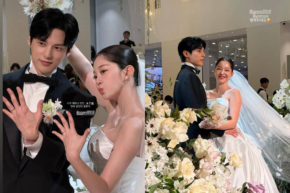 potret pernikahan Kim Ga Eun