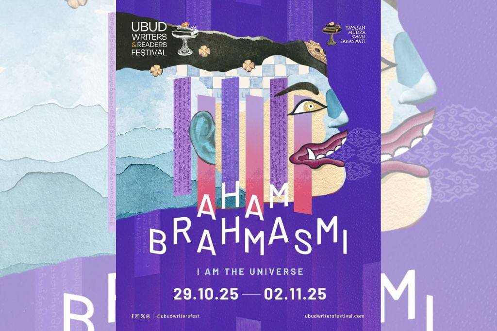 Poster festival literasi Ubud Writers & Readers Festival (UWRF) 2025 yang berlangsung di Taman Baca Ubud pada 29 Oktober hingga 2 November 2025. (Instagram.com/ubudwritersfest)