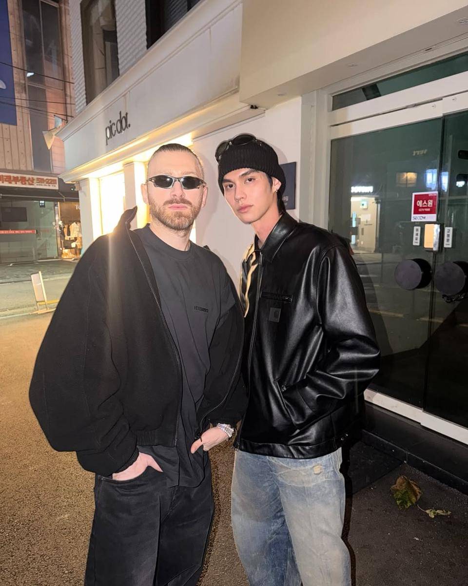 potret artis di after party konser Travis Scott di Seoul (instagram.com/gvasalia)