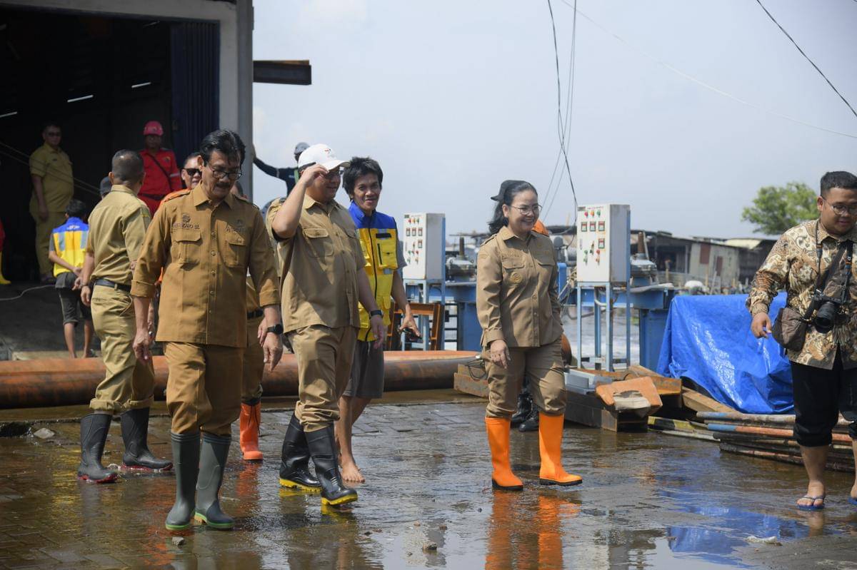 banjir, banjir semarang, rumah pompa, rumah pompa sringin