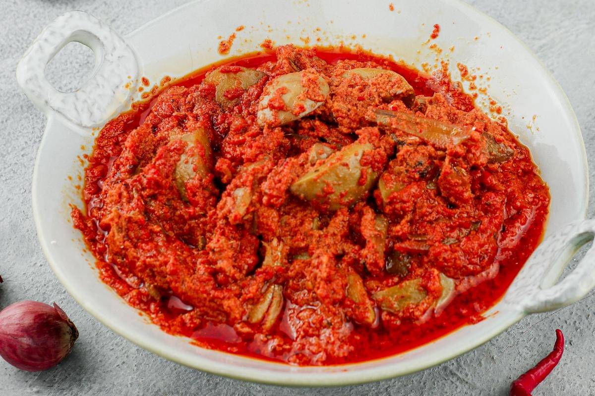 ilustrasi jengkol teri balado
