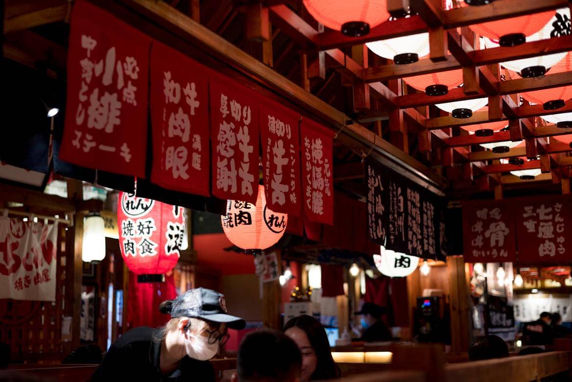 ilustrasi restoran makanan Jepang