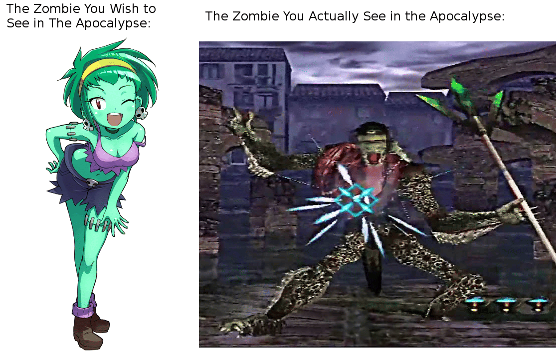 meme kartun tentang zombi